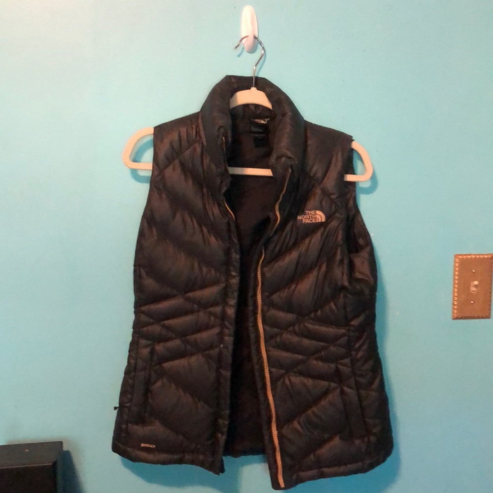 North Face Black Down Vest